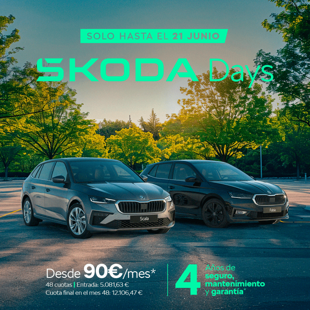 ¡Hasta el 21 de junio, descubre condiciones exclusivas en nuestros modelos Škoda!