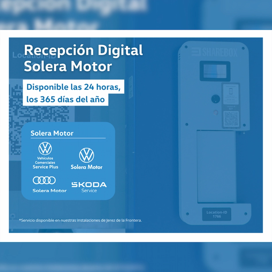 Ya tenemos disponible en Solera Motor Jerez la recepción digital, 24 horas al día, 365 días del año. Acudir a taller para dejar o recoger tu coche nunca fue tan fácil, y sin esperas.