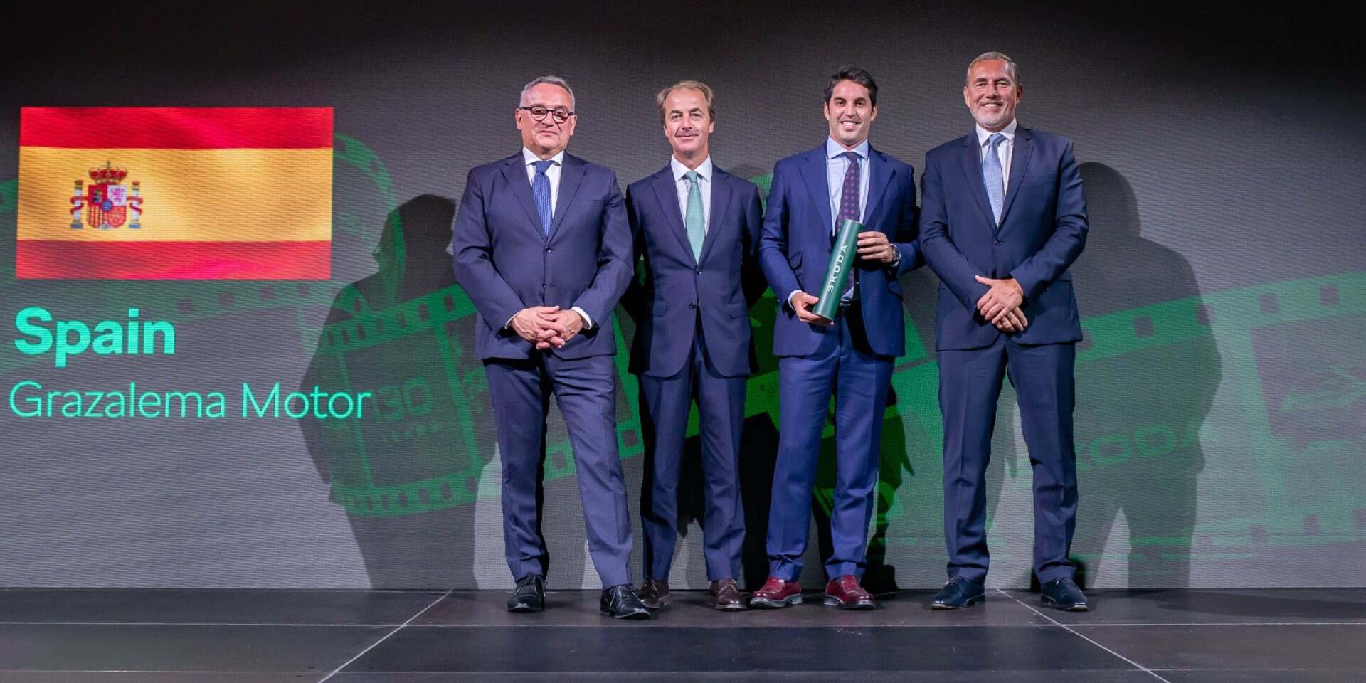 Grazalema Motor, galardonado como Mejor Concesionario de Škoda de España
